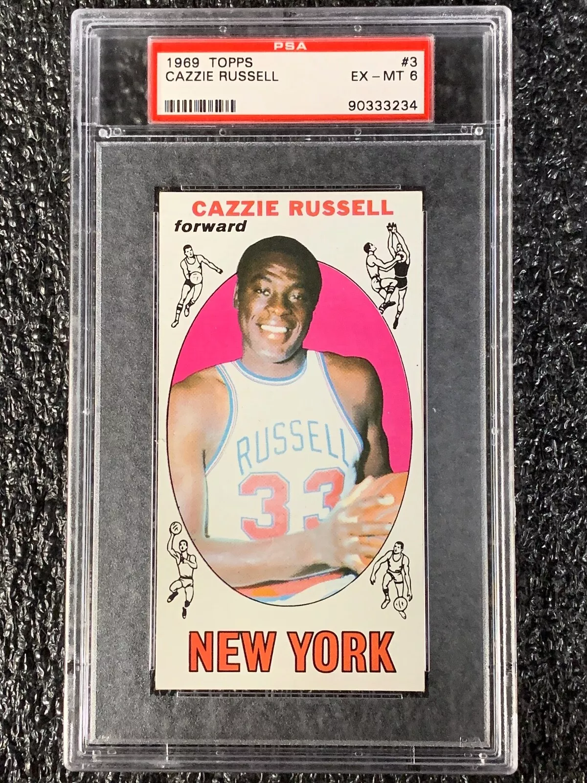 Cazzie Russell trading card