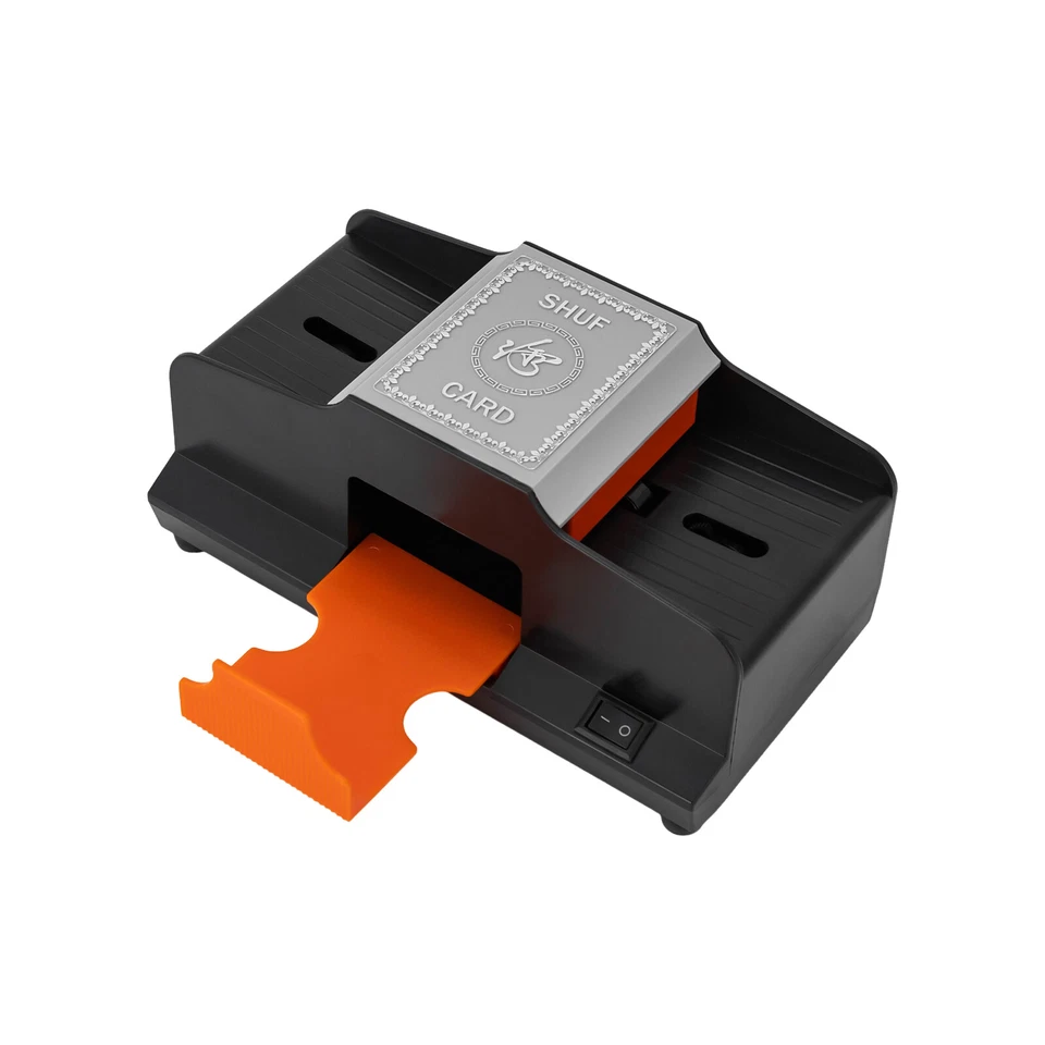 Black 2 Deck Automatic Card Shuffler Poker Cards Shuffling Machine Casino Gift - Image 4 of 4