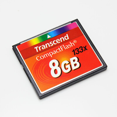 Transcend CompactFlash Cards 1GB-16GB 133x High-Speed CF Memory for Cameras