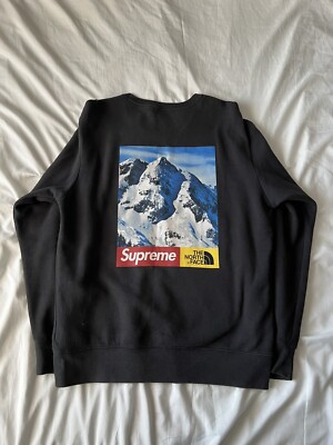 Supreme The North Face Mountain Crewneck Sweatshirt | eBay
