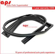 For 03-07 Accord Right Rear Window Run Channel Molding Glass Guide Rubber Seal