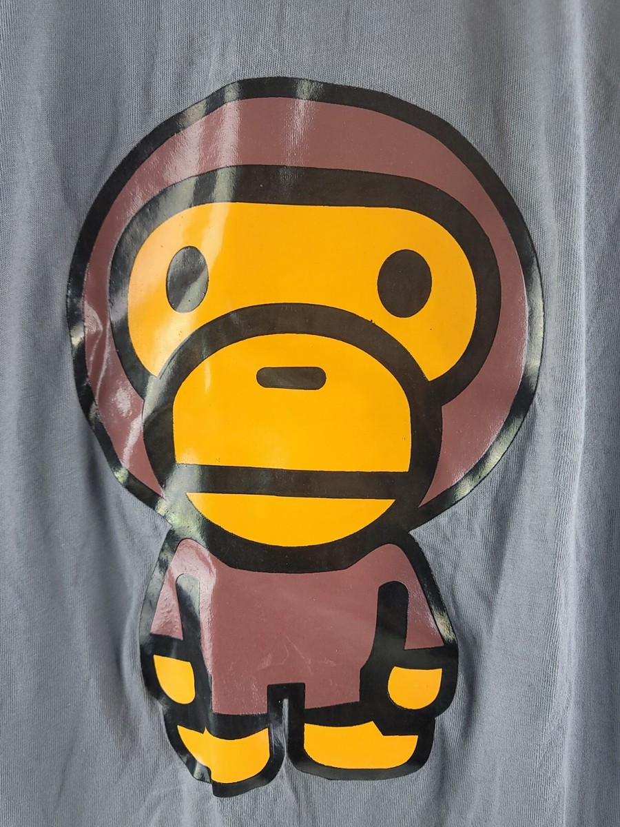 A BATHING APE BABY MILO Tシャツ Sサイズ A BATHING APE tシャツ BIG BABY MILO TEE キッズ 子供服 男の子