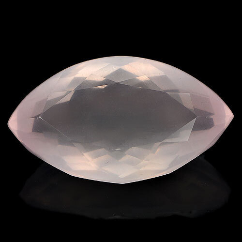 Quartz Rose Pink 21.90 Ct. Clean Marquise 26 x 15 Mm. Natural Gemstone Unheated - Picture 4 of 4