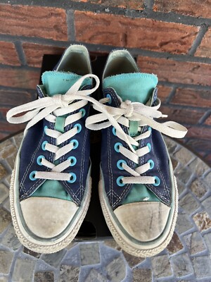 Chuck Taylor Converse All Star Double Tongue Low Top Sneakers 5M 7W Unisex Shoes