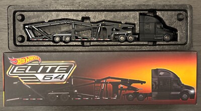 Hot Wheels Elite 64 Freightliner Cascadia Tractor Trailer Sealed Box SoldOut HTF