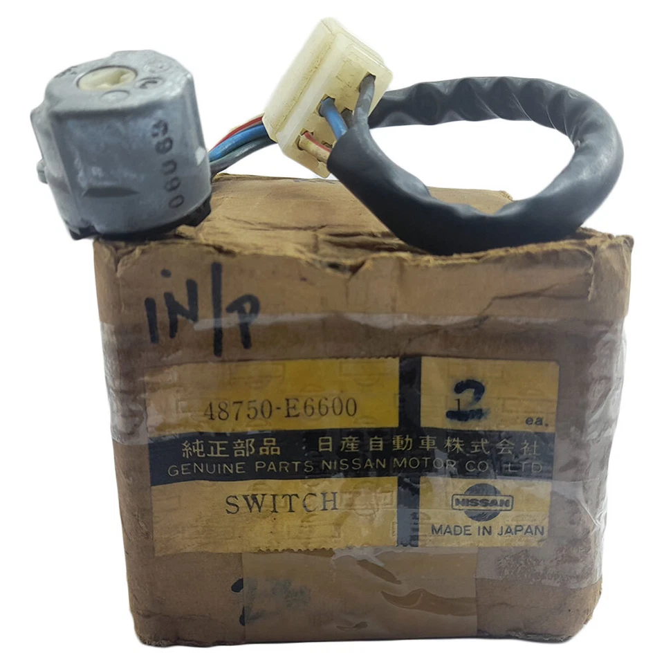 Interruptor de encendido de arranque NOS genuino compatible con Datsun 610 710 B210 48750-E6600 Foto 2 de 4