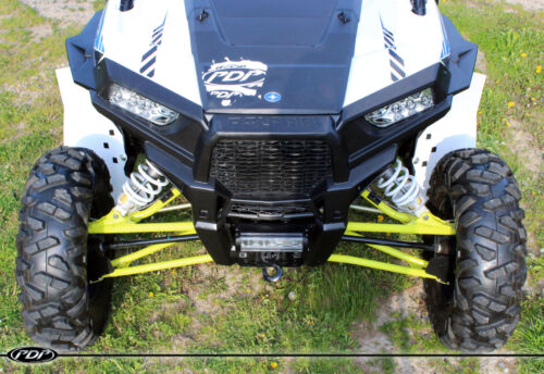 2014 - 2017 Polaris RZR XP 1000 RZR aleta de barro/brotes de guardabarros juego delantero (2) naranja - Imagen 7 de 12