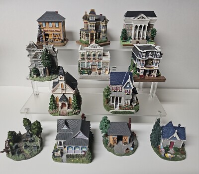 Miniature Town Liberty Falls Village lot of 12 NEW | eBay