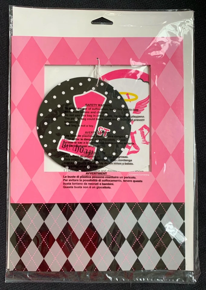 First 1st Birthday Girl Party Lil' Angel Table Centerpiece Decoration - Image 2 of 2