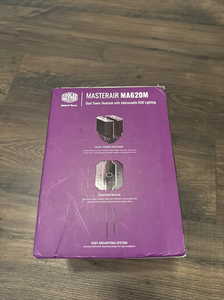 Cooler Master MasterAir MA620M Dual Tower RGB CPU Cooler - Image 2 of 4