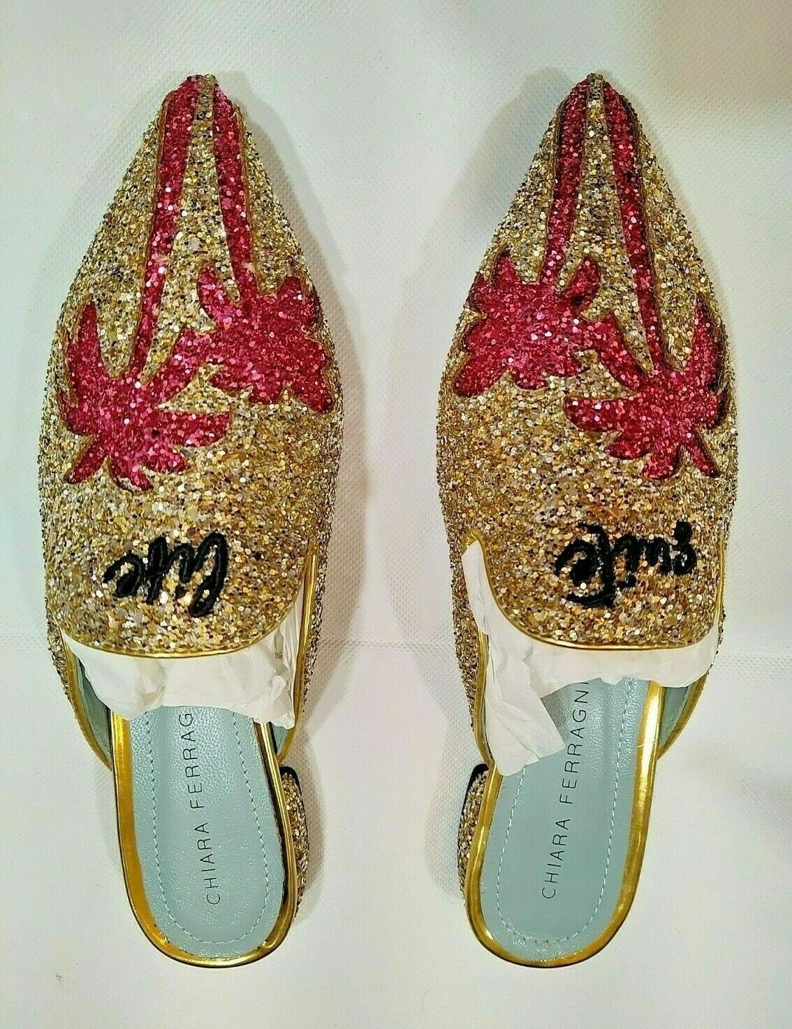 PANTOFOLA D’ORO Pantofole glitter Chiara Ferragni taglia 36