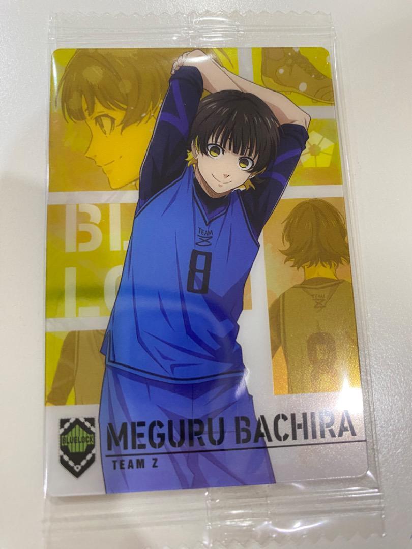 Blue Lock Meguru Bachira Wafer Card Vol.1 No.02 BANDAI New Japan Football  Anime