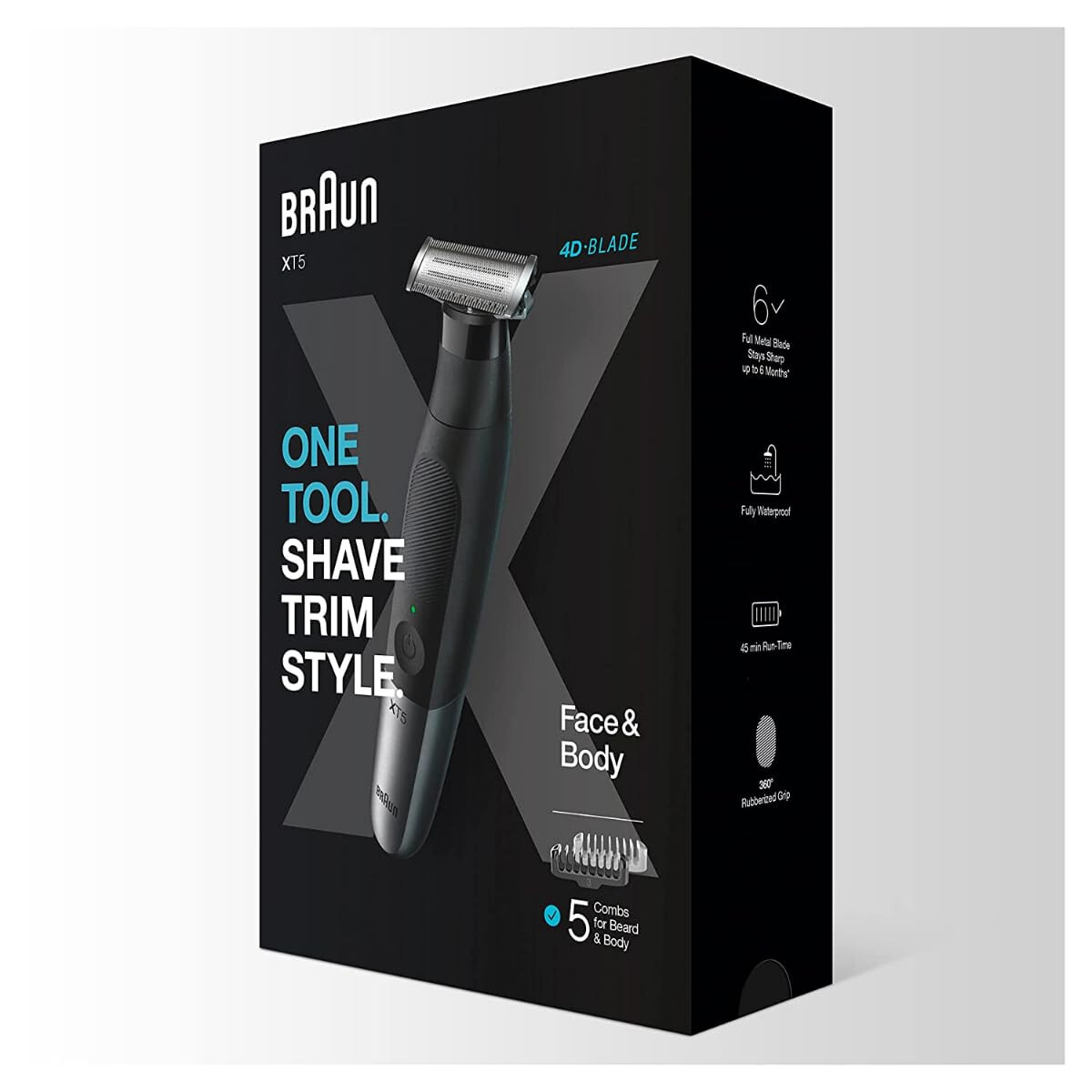 Braun Series XT5 &ndash; Beard Trimmer, Shaver and Electric Razor for Men Hair Trimmer