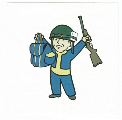 FALLOUT 76 COLLECTIBLE STICKER 2 OF 3 ~ GEAR UP! ~ GAMESTOP EXCLUSIVE DECAL