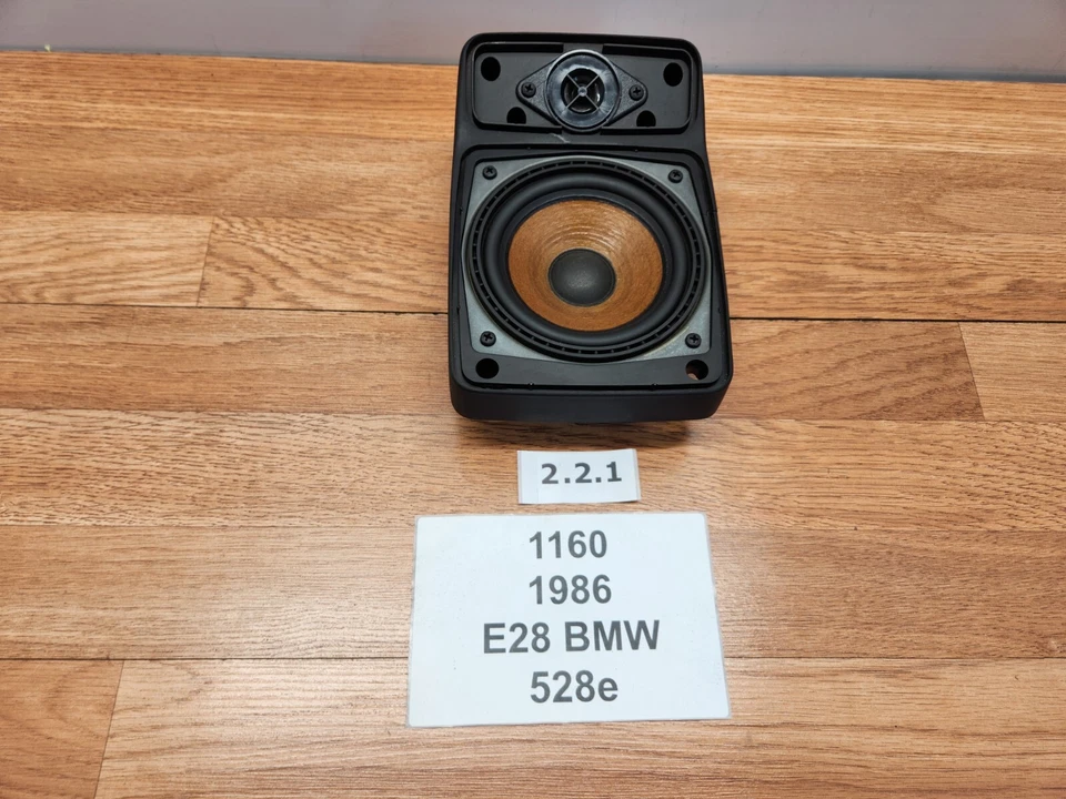 ✅ Altavoz de estante trasero izquierdo del lado del conductor OEM BMW E28 528e 533 535 * Foto 3 de 4