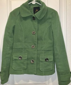 pea green jacket