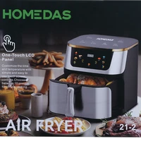 Air Fryer, Large 5-Quart Capacity, Touchscreen Display, Max 450F Air Fry, Roast,