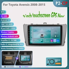 For Toyota Avensis 2009-15 Android 13 Car Head Unit Stereo Radio Carplay 2+32GB