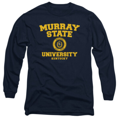 MSU Adult Long Sleeve T-Shirt Racers Circle Logo, Navy, S-3XL