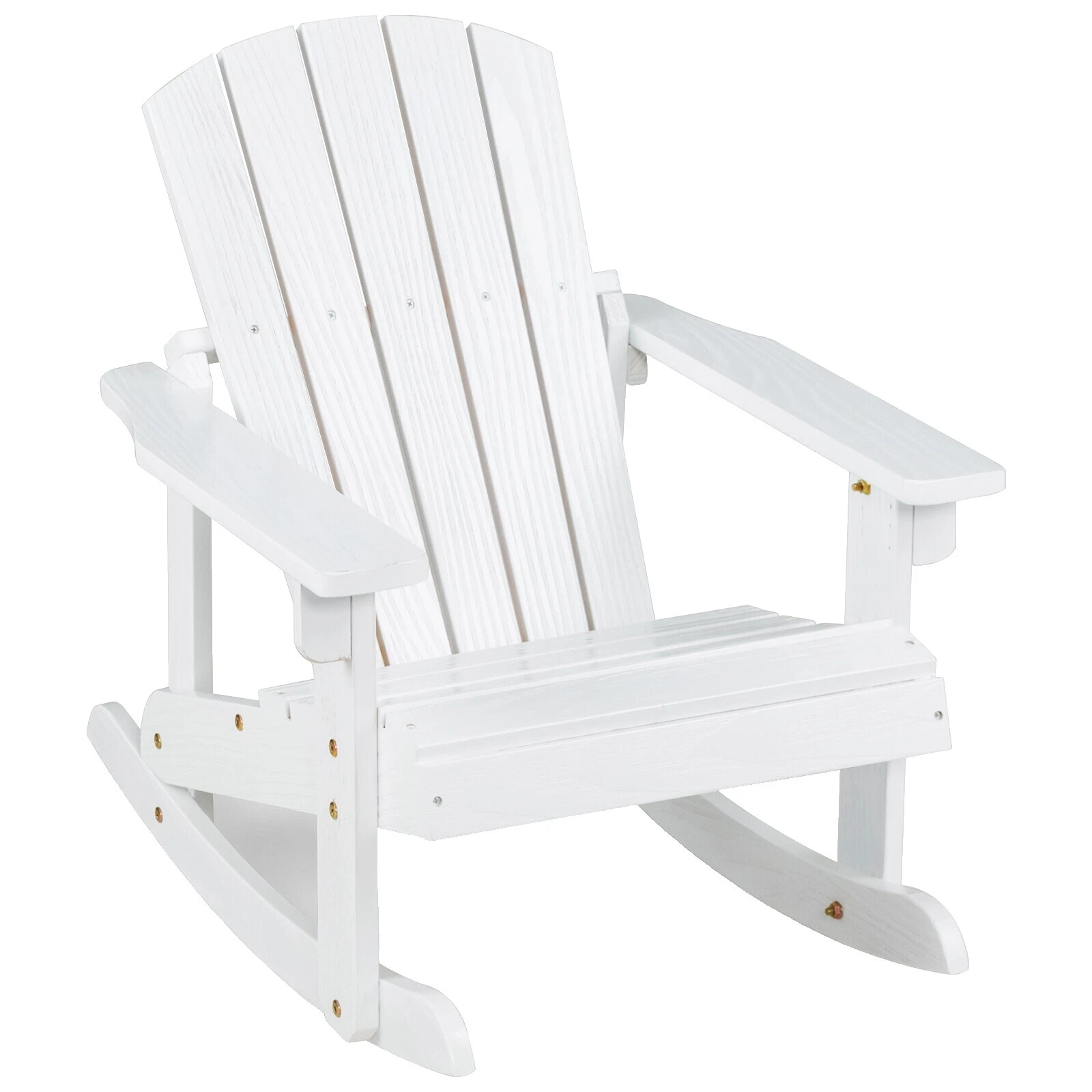 Silla Adirondack de madera White Sillas De Patio