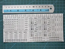 chrome(metal) decals Ferrari 308GTS (Silver)  3517B