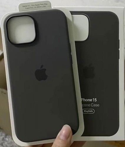 NEW For iPhone15 Pro Max 15Plus 15 Pro Original Silicone Case with Mag Safe 2023 - Picture 6 of 37
