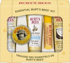 Burt's Bees Essential Gift Set, 5 Travel Size Products