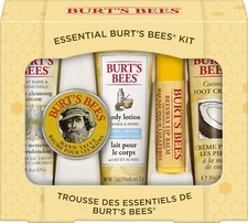 Burt's Bees Essential Gift Set, 5 Travel Size Products