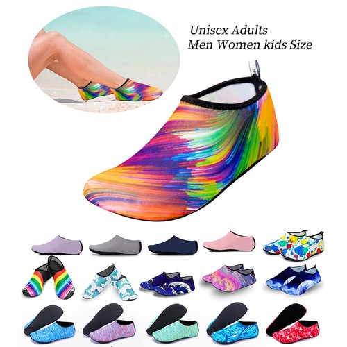 Schnelltrocknende Aqua Socke Wasser. Schuhe. Strand Surfen. Schwimmen rutschfest. Neoprenanzug. Erwachsene/Kinder - Bild 8 von 28