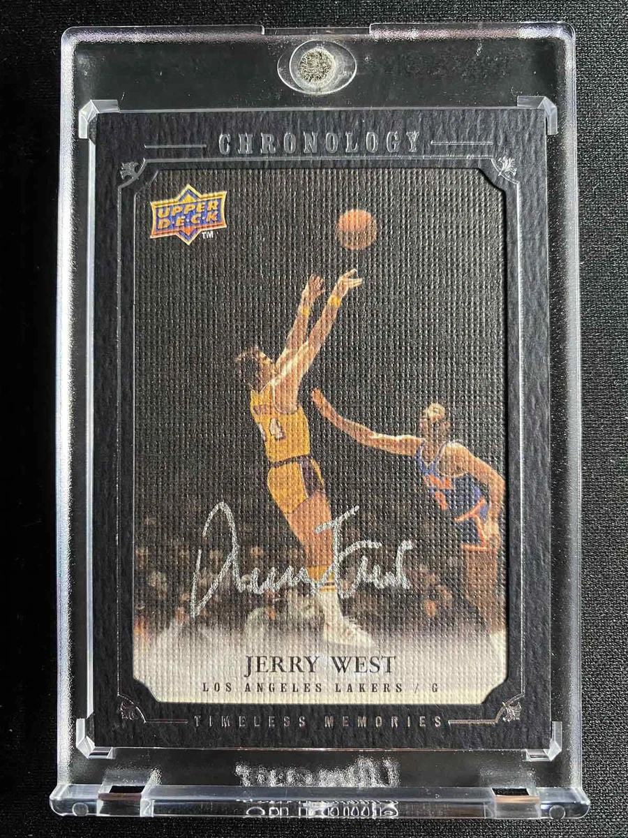 Jerry West Auto upper deck-