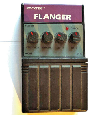 Rocktek Flanger Gitarren Effekt Vintage Topzustand Stompbox