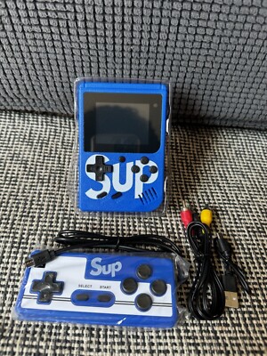 Game Box 400 in Plus Handheld Portable Arcade Blue