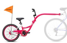 WeeRide Link Tagalong Trailer Baby Child Bike Seat Pink Tag a long