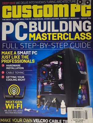 CUSTOM PC Issue 196 - PC Building Masterclass Full Guide - FREE SHIPPING  