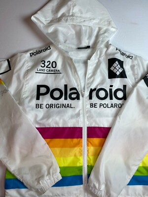 white polaroid jacket