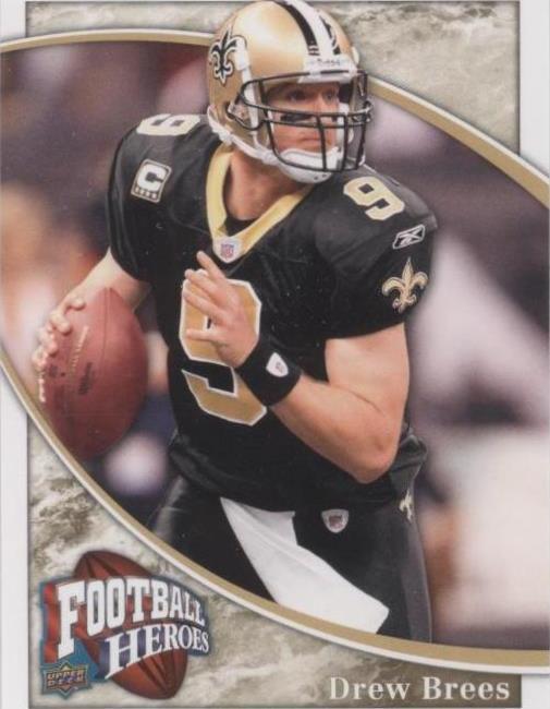 2009 Upper Deck Football Heroes Drew Brees #11 - 1 of 2