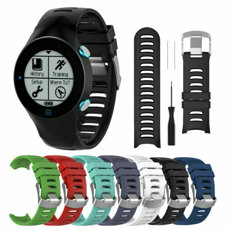 Bracelet de remplacement bracelet sport en silicone pour montre GPS Garmin  Forerunner 610