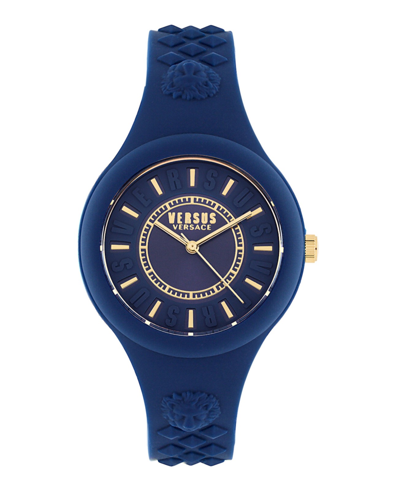Versus Versace Womens  Blue 39mm Strap Fashion Watch VSPOQ8221