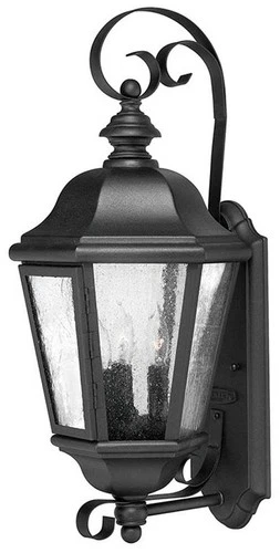 Hinkley Edgewater 21" High Traditional Black Scroll Outdoor Wall Light - Picture 2 of 3