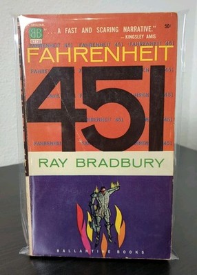 Fahrenheit 451 | Ray Bradbury | Ballantine Books | 4th Print | 1963 | PB