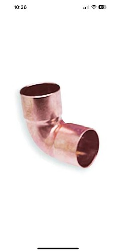 Nibco 607 1 1" Nom C Copper 90 Degree Close Rough Elbow