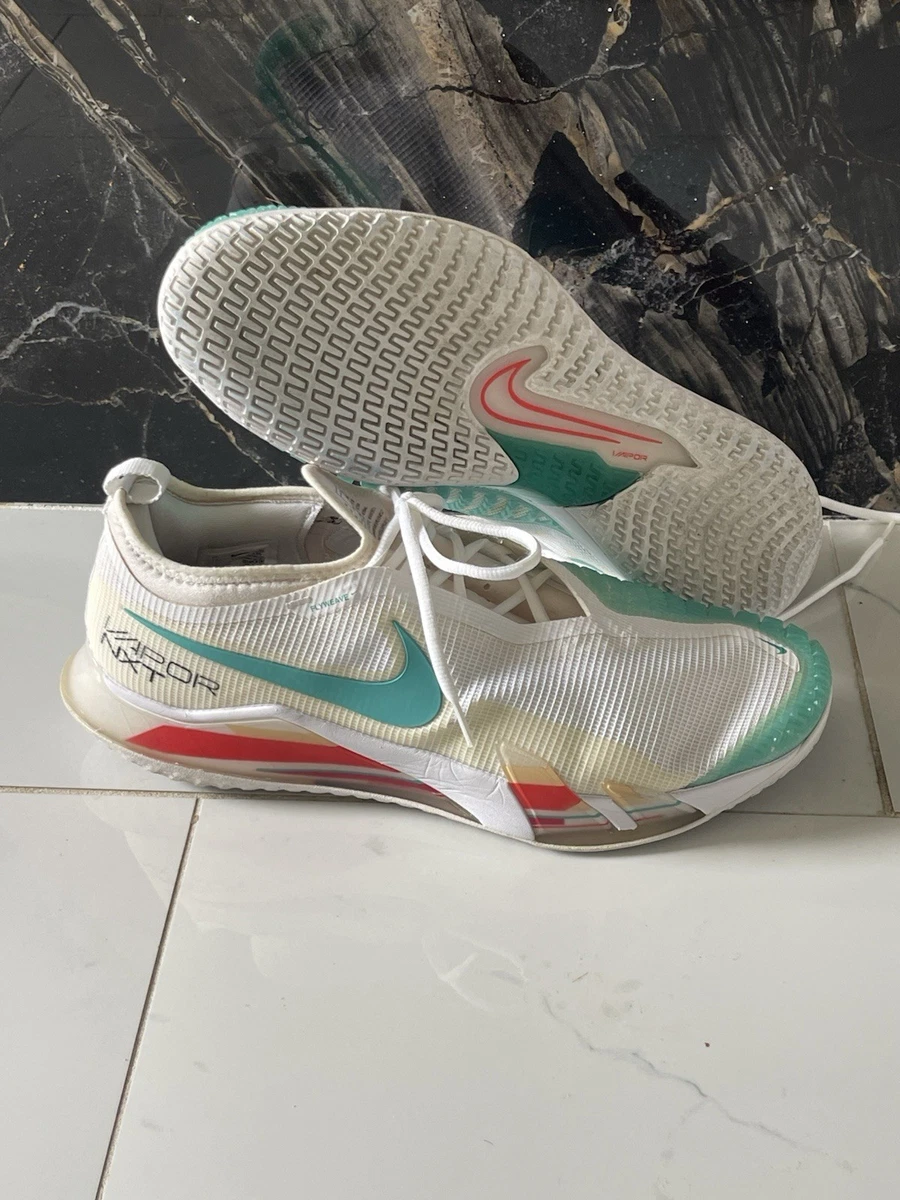 NikeCourt React Vapor NXT White Washed Teal Red for Sale