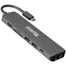 Plugable USB-C 7-in-1 Docking Station With Ethernet USBC-7IN1E