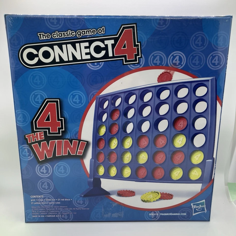 CONNECT FOUR The Classic Game Of Connect4 Hasbro 2020 Brand New Sealed - Image 2 of 4