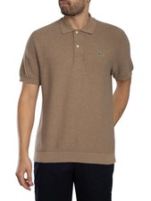 Lacoste Men's Classic Fit Knitted Polo Shirt, Brown