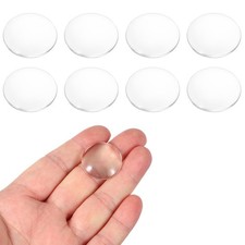 8 Pack Convex Lens, 25mm OD 36mm Focal Length Optical Lenses