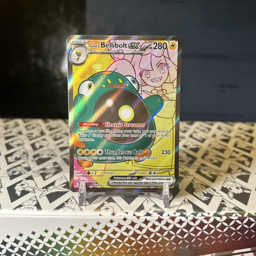 Iono's Bellibolt ex 172/159 Journey Together Holo Ultra Rare Pokemon Card NM
