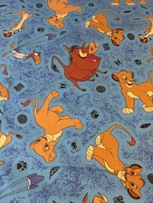 The Lion King Twin Fitted Sheet. EUC Disney