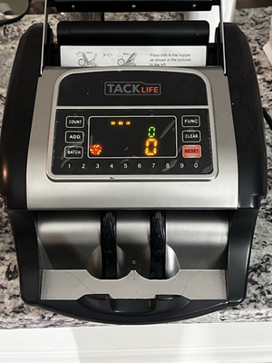 #ad #ad Tacklife Money Counter Machine MMC01 Black Counts Bills $35.00
