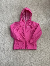 Columbia Windbreaker/Rain Jacket Girl s Size XXS 4/5 Pink
